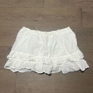 Hollister Ruffle Eyelet skirt